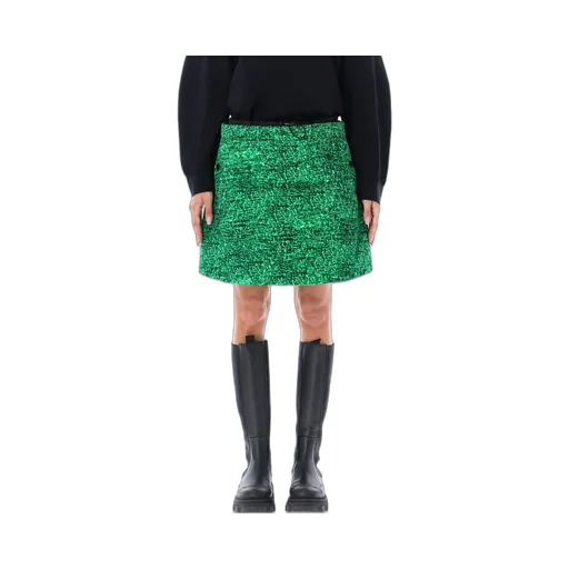 Moncler X Jw Anderson Padded Drawstring Mini Skirt