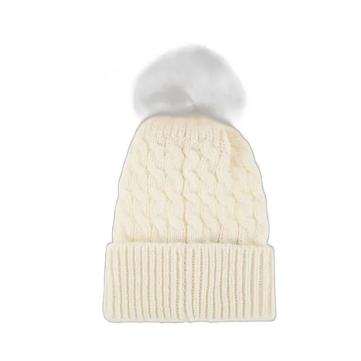 Moncler Grenoble Pompom Cable Knit Beanie