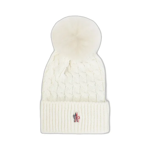 Moncler Grenoble Pompom Cable Knit Beanie