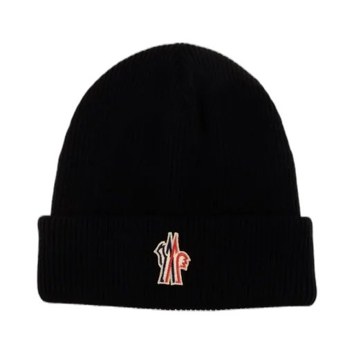 Moncler Grenoble Logo Embroidered Beanie