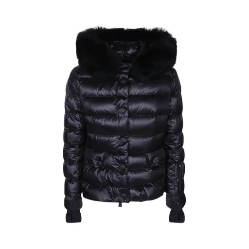 Moncler Grenoble Armoniques Hooded Shearling-Trimmed Down Ski Jacket