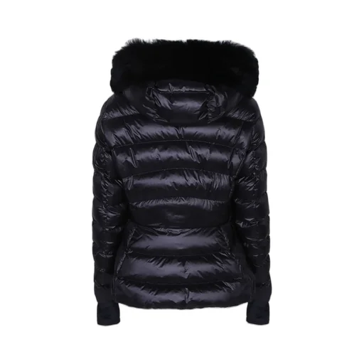 Moncler Grenoble Armoniques Hooded Shearling-Trimmed Down Ski Jacket