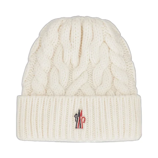 Moncler Grenoble Logo Patch Knitted Beanie