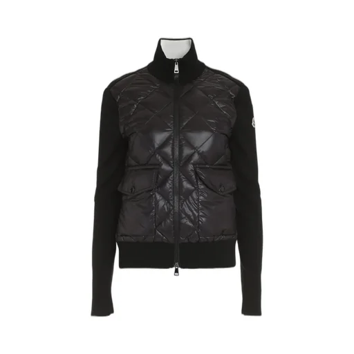 Moncler Grenoble Logo Patch Zipped Padded Jacket