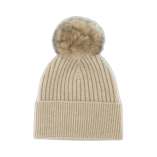 Moncler Grenoble Logo Embroidered Pom Pom Beanie