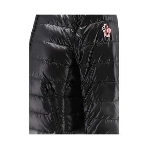 Moncler Grenoble Logo Embroidered Zip-Up Jacket