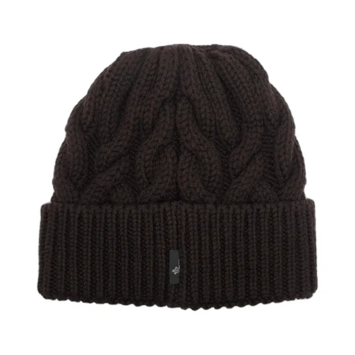 Moncler Grenoble Logo Patch Knitted Beanie