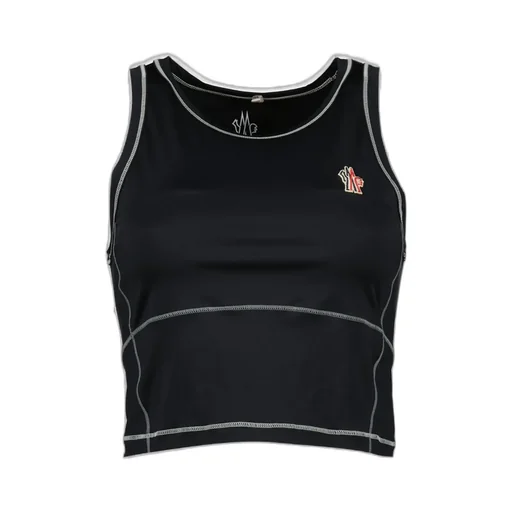Moncler Grenoble Logo Embroidered Tank Top