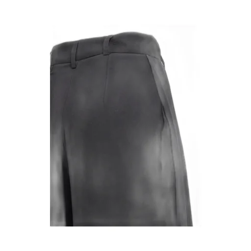 Monot Georgette Pleated Wide-Leg Pants