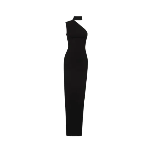 Monot Crepe Asymmetric Gown