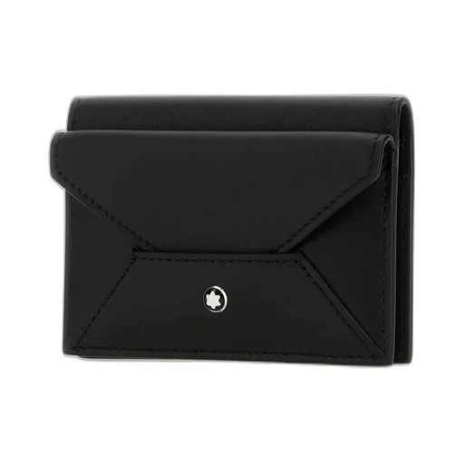 Montblanc Logo Plaque Foldover Top Wallet
