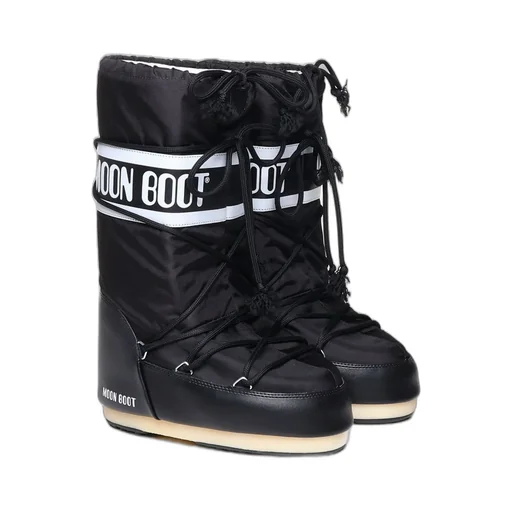 Moon Boot Icon Logo Printed Lace-Up Boots