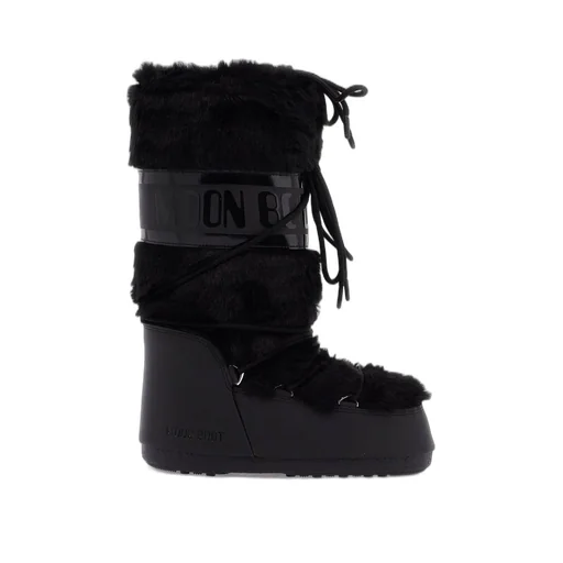 Moon Boot Logo Printed Lace-Up Snow Boots