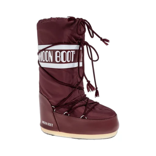 Moon Boot Icon Logo Printed Lace-Up Boots