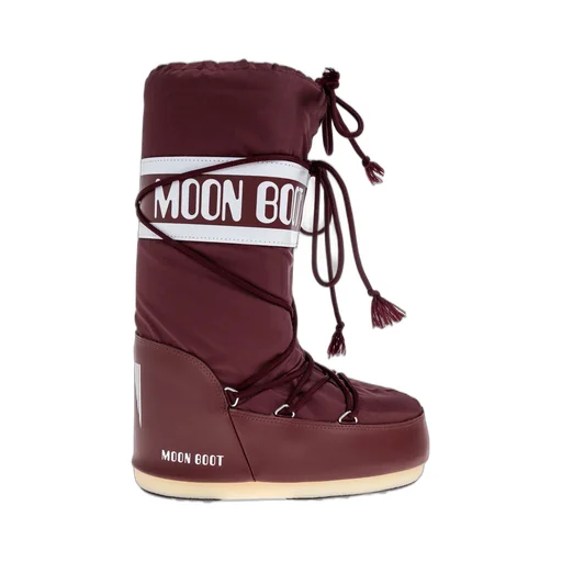 Moon Boot Icon Logo Printed Lace-Up Boots