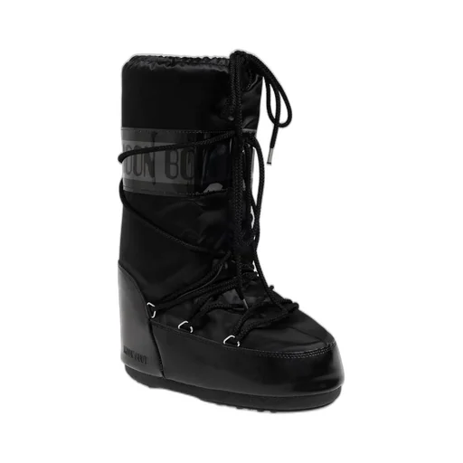 Moon Boot Icon Glance Satin Lace-Up Snow Boots