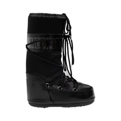 Moon Boot Icon Glance Satin Lace-Up Snow Boots