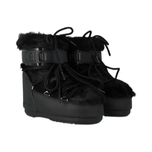 Moon Boot Icon Low Faux-Fur Lace-Up Boots