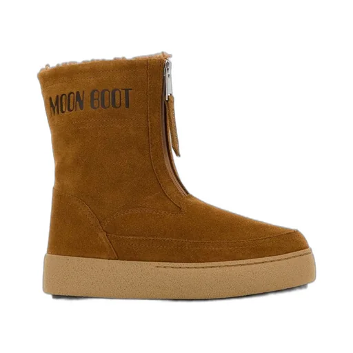 Moon Boot Logo Printed Zip Detail Boots
