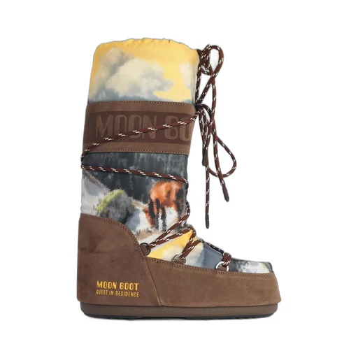 Moon Boot Icon Postcard Lace Snow Boots