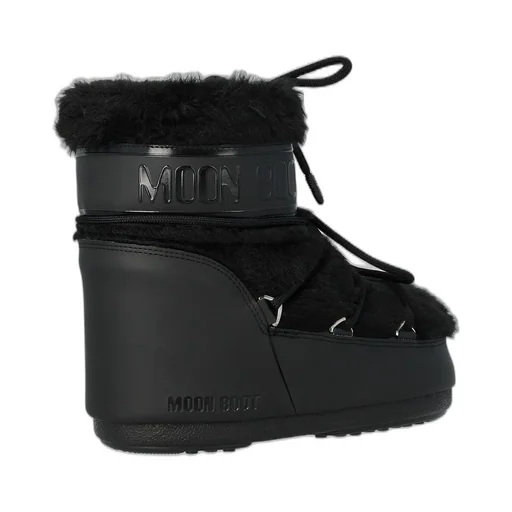 Moon Boot Icon Low Faux-Fur Lace-Up Boots