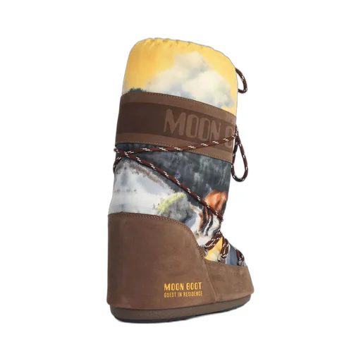 Moon Boot Icon Postcard Lace Snow Boots