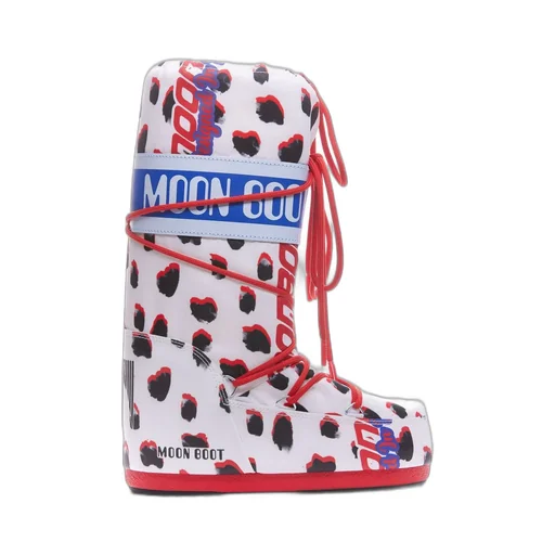 Moon Boot Icon Retrobiker Lace-Up Snow Boots