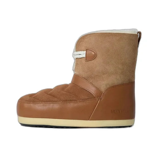 Moon Boot Quilted Round-Toe Ankle Boots