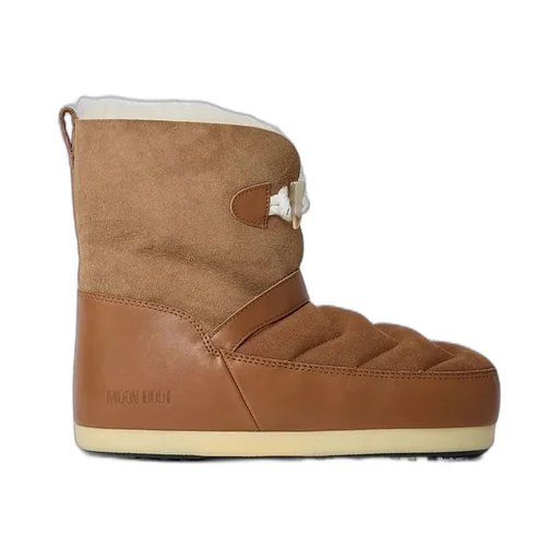 Moon Boot Quilted Round-Toe Ankle Boots