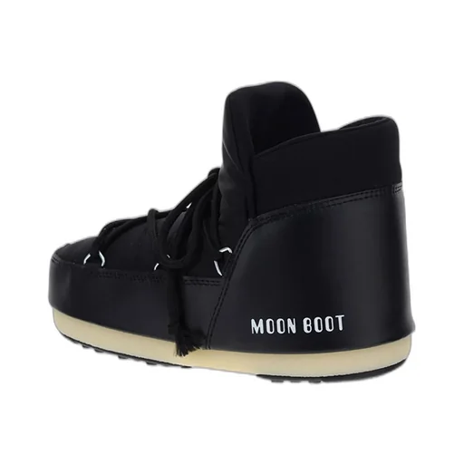 Moon Boot Logo Printed Round Toe Boots