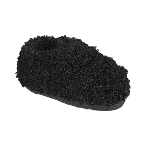 Moon Boot Faux Curly Slip-On Sandals