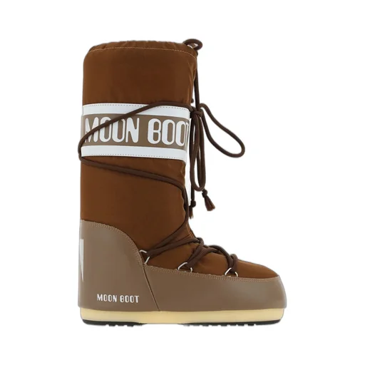 Moon Boot Icon Logo Printed Lace-Up Boots