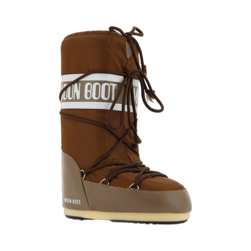 Moon Boot Icon Logo Printed Lace-Up Boots