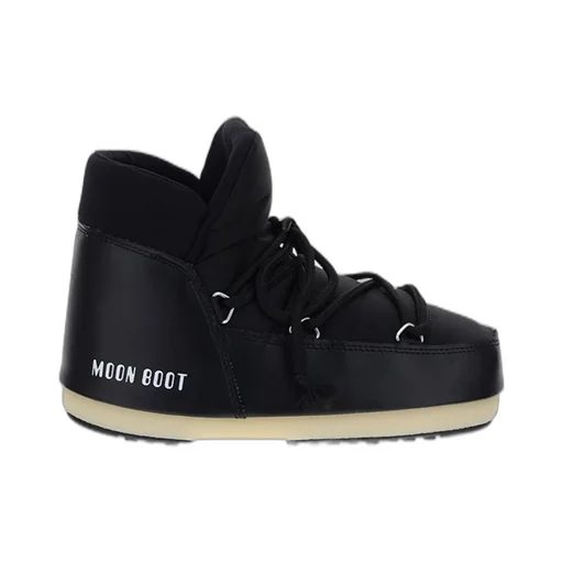 Moon Boot Logo Printed Round Toe Boots
