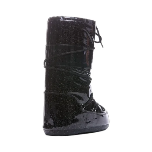Moon Boot Icon Glitter Lace-Up Boots