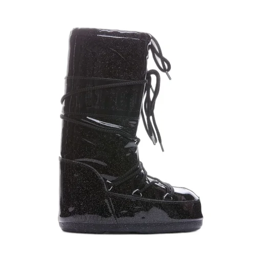 Moon Boot Icon Glitter Lace-Up Boots