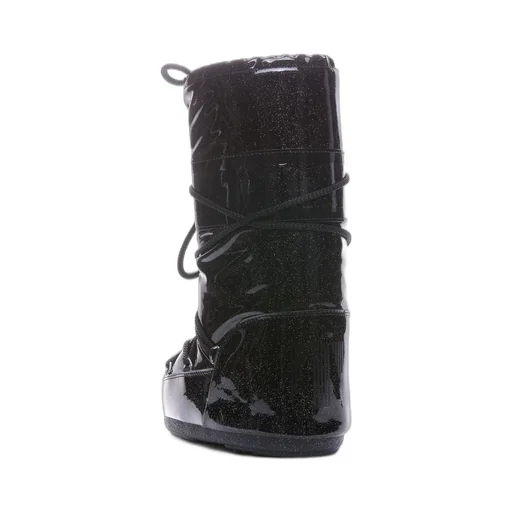 Moon Boot Icon Glitter Lace-Up Boots
