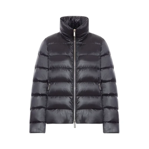 Moorer High Neck Zip-Up Jacket