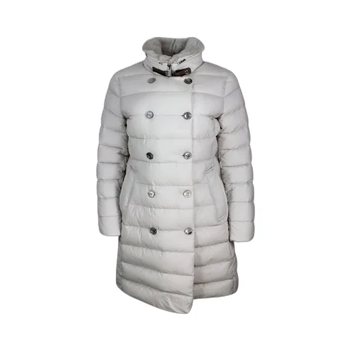 Moorer Longan High-Neck Double-Breasted Padded Coat