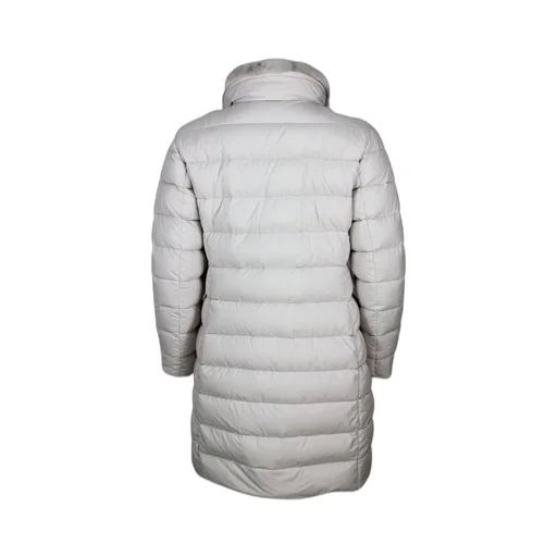 Moorer Longan High-Neck Double-Breasted Padded Coat