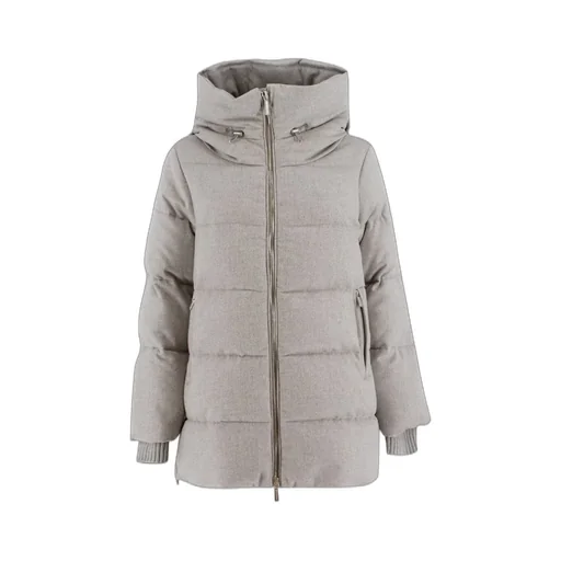 Moorer Hooded Short Jacket