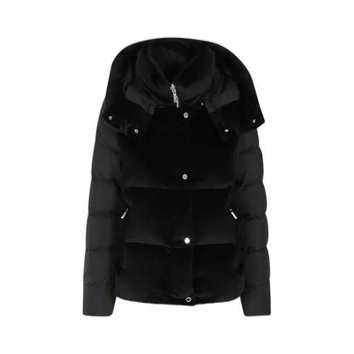 Moorer Long Sleeved Hooded Padded Jacket