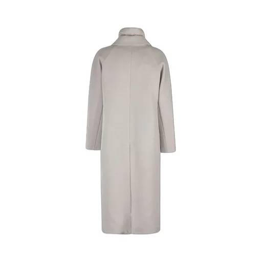 Moorer Buttoned V-Neck Coat
