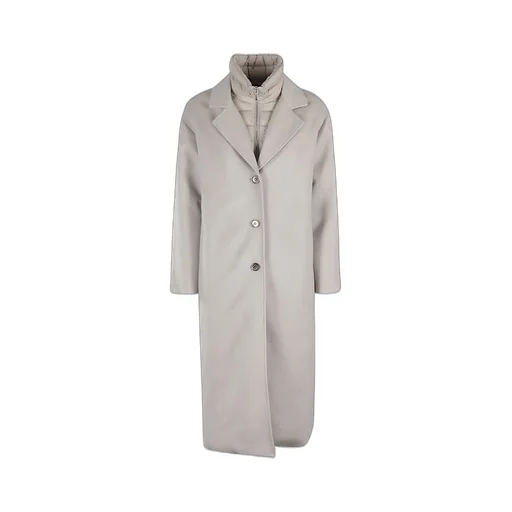 Moorer Buttoned V-Neck Coat