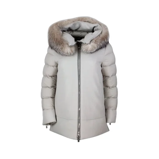 Moorer Fresiale Zipped Hooded Padded Jacket