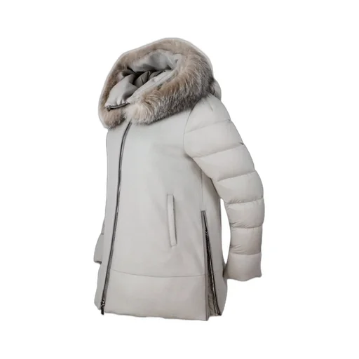 Moorer Fresiale Zipped Hooded Padded Jacket