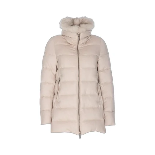 Moorer Dorado-Fur-Ls9 Zipped Padded Jacket