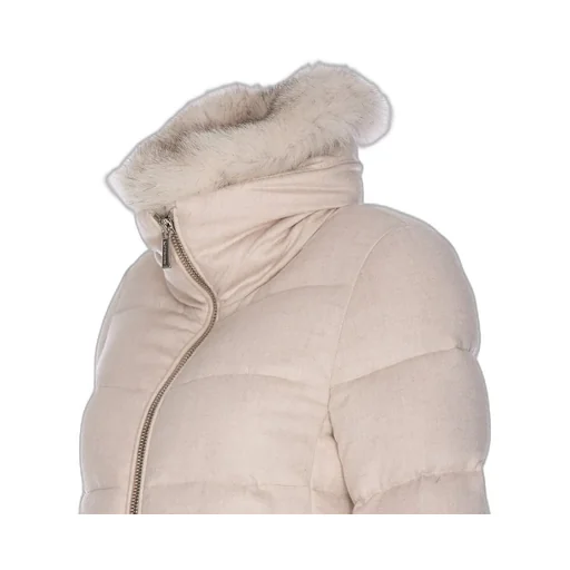 Moorer Dorado-Fur-Ls9 Zipped Padded Jacket