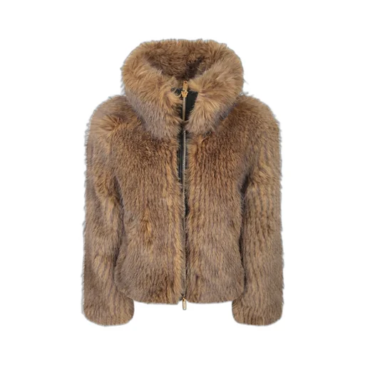 Moose Knuckles Zipped Faux Fur Jacket