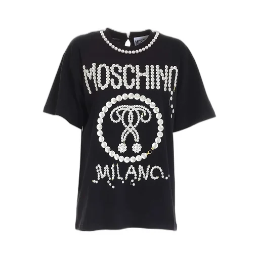 Moschino Logo-Printed Crewneck T-Shirt